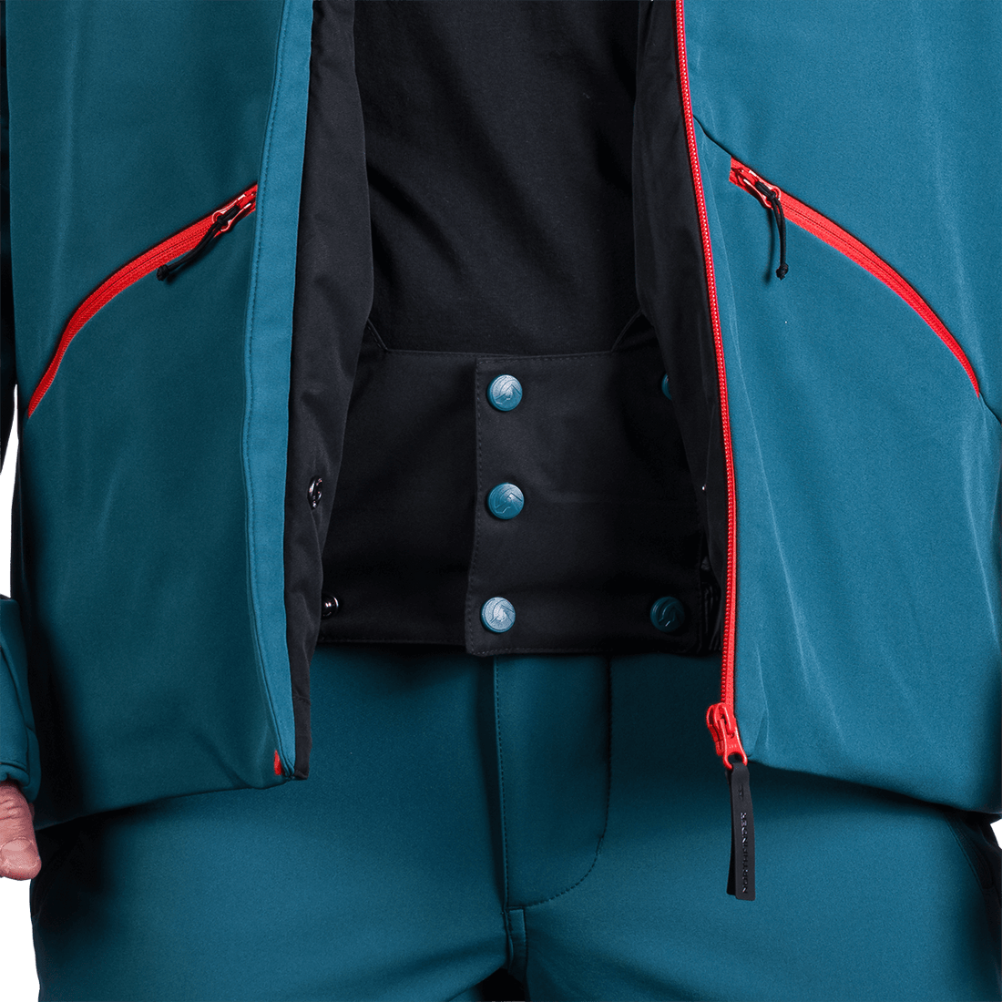 BU-5263SNW men's ski softshell insulated jacket ALPHONSE