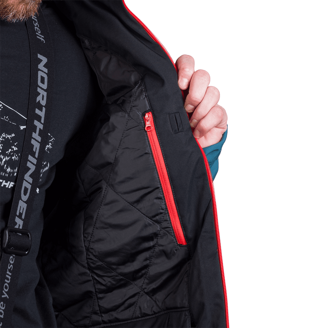 BU-5263SNW men's ski softshell insulated jacket ALPHONSE