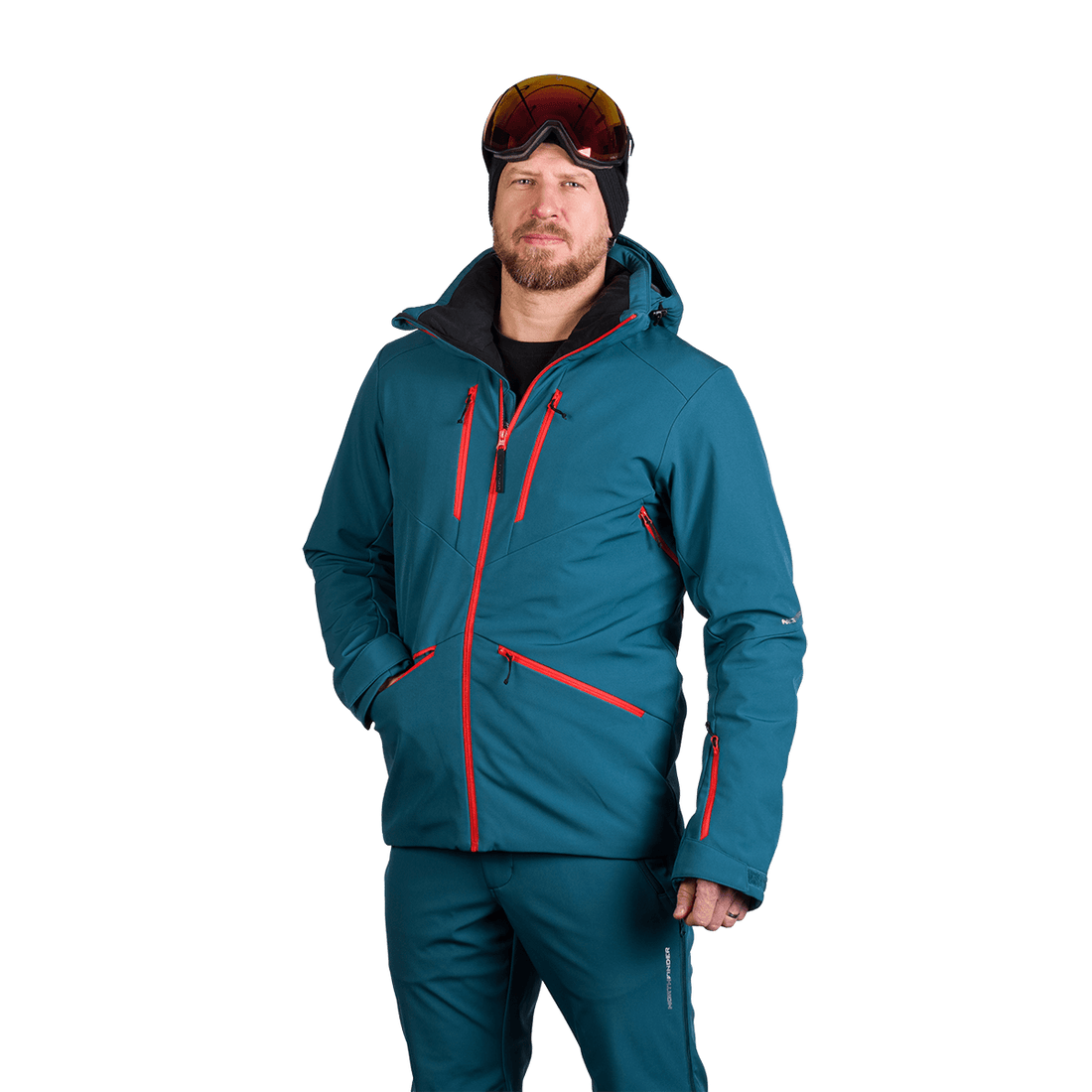 BU-5263SNW men's ski softshell insulated jacket ALPHONSE
