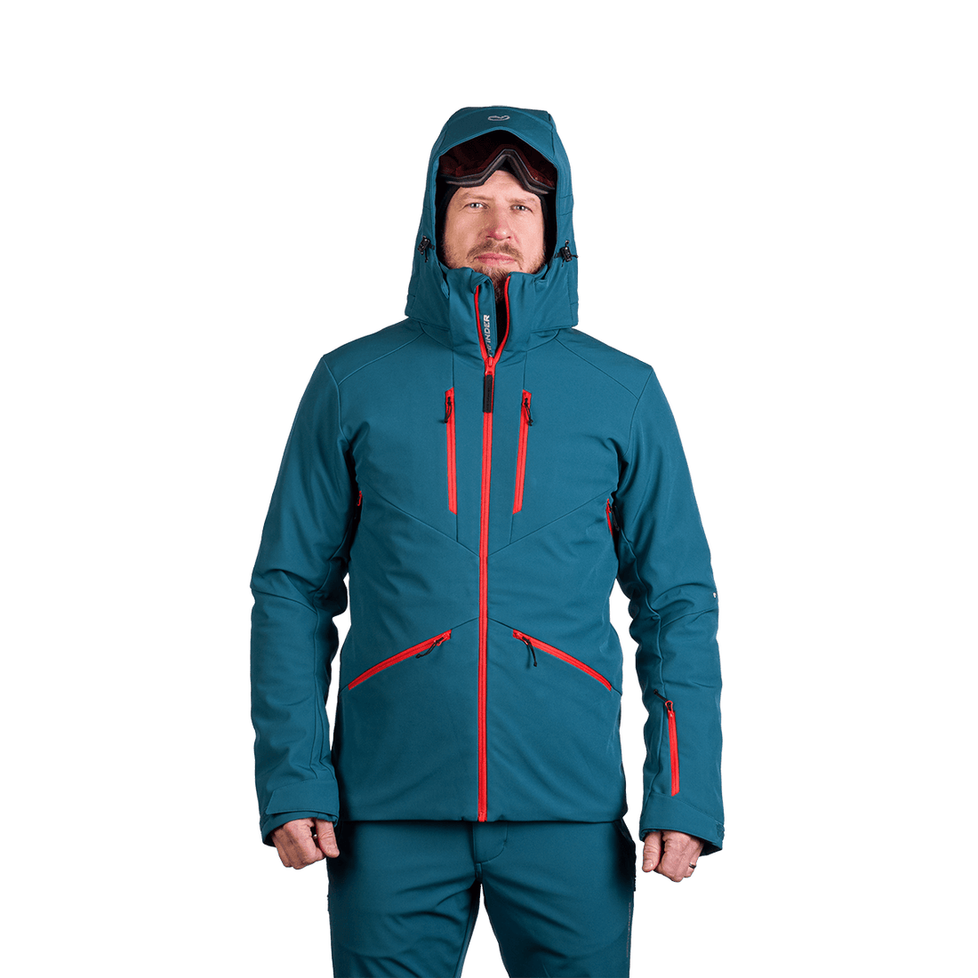 BU-5263SNW men's ski softshell insulated jacket ALPHONSE
