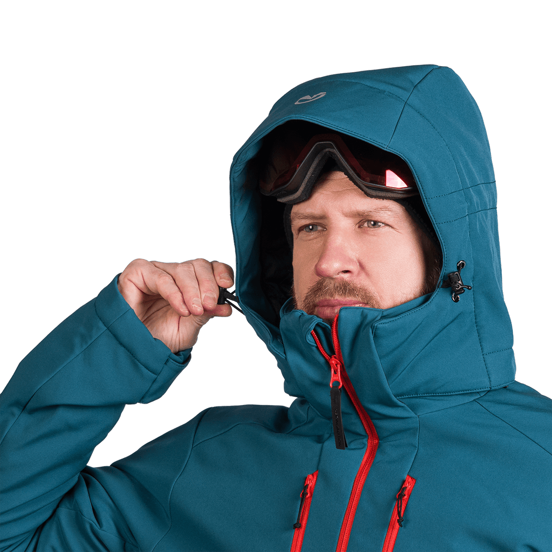 BU-5263SNW men's ski softshell insulated jacket ALPHONSE