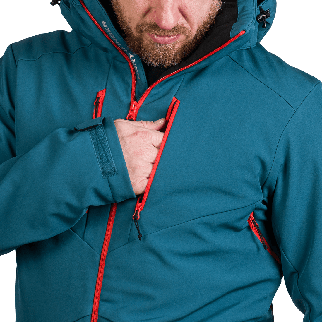 BU-5263SNW men's ski softshell insulated jacket ALPHONSE