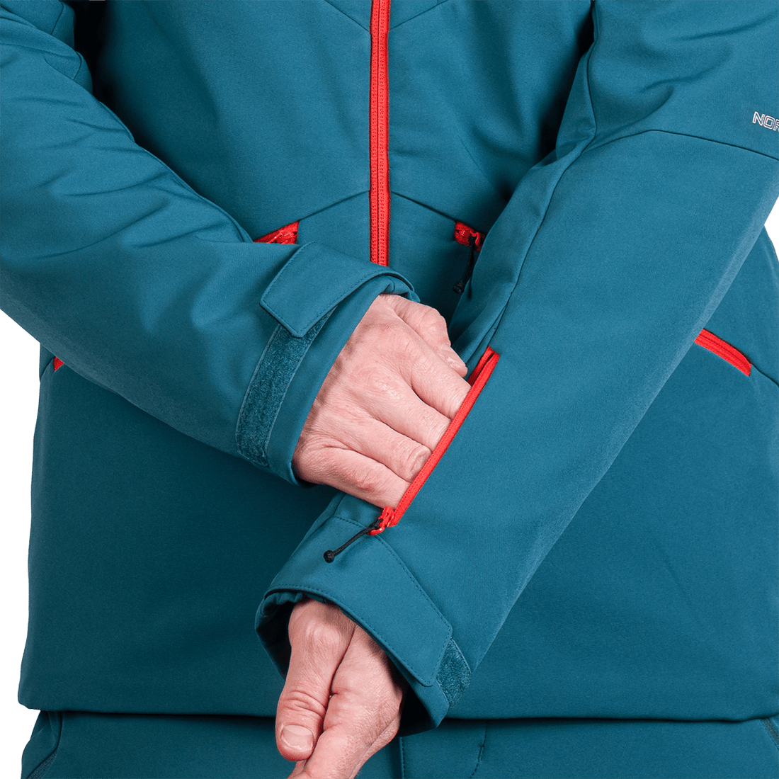 BU-5263SNW men's ski softshell insulated jacket ALPHONSE