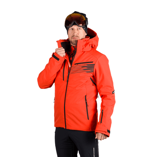 BU-5352SNW men's ski softshell insulated jacket BARTALAN