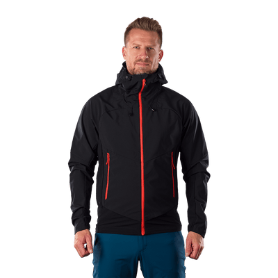 BU-5397OR men's trekking hybrid softshell jacket AMBROSE