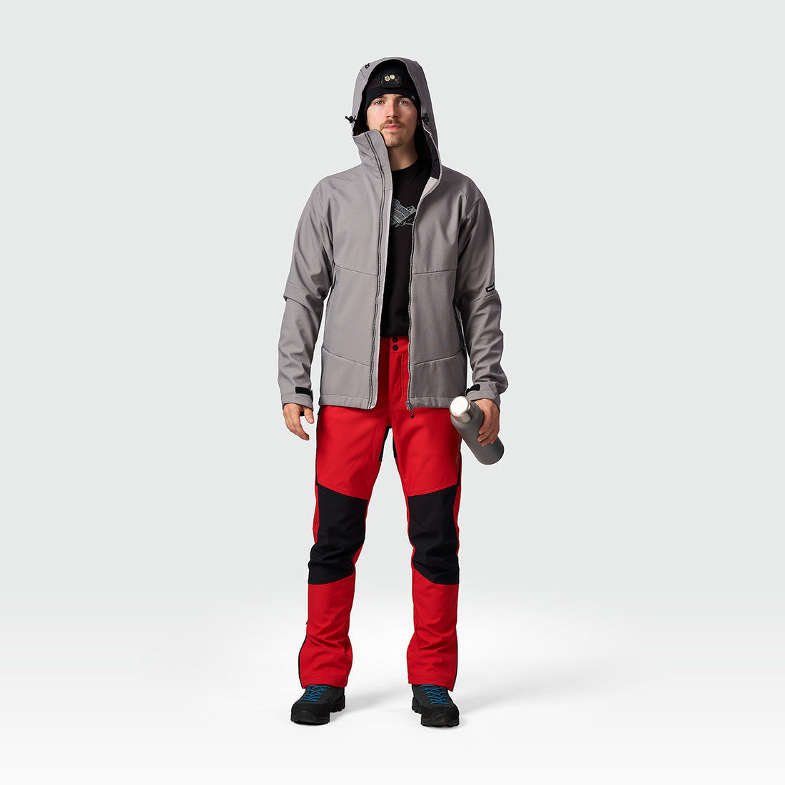 BU-5440OR men's outdoor hoody softshell jacket 3L AMADEU