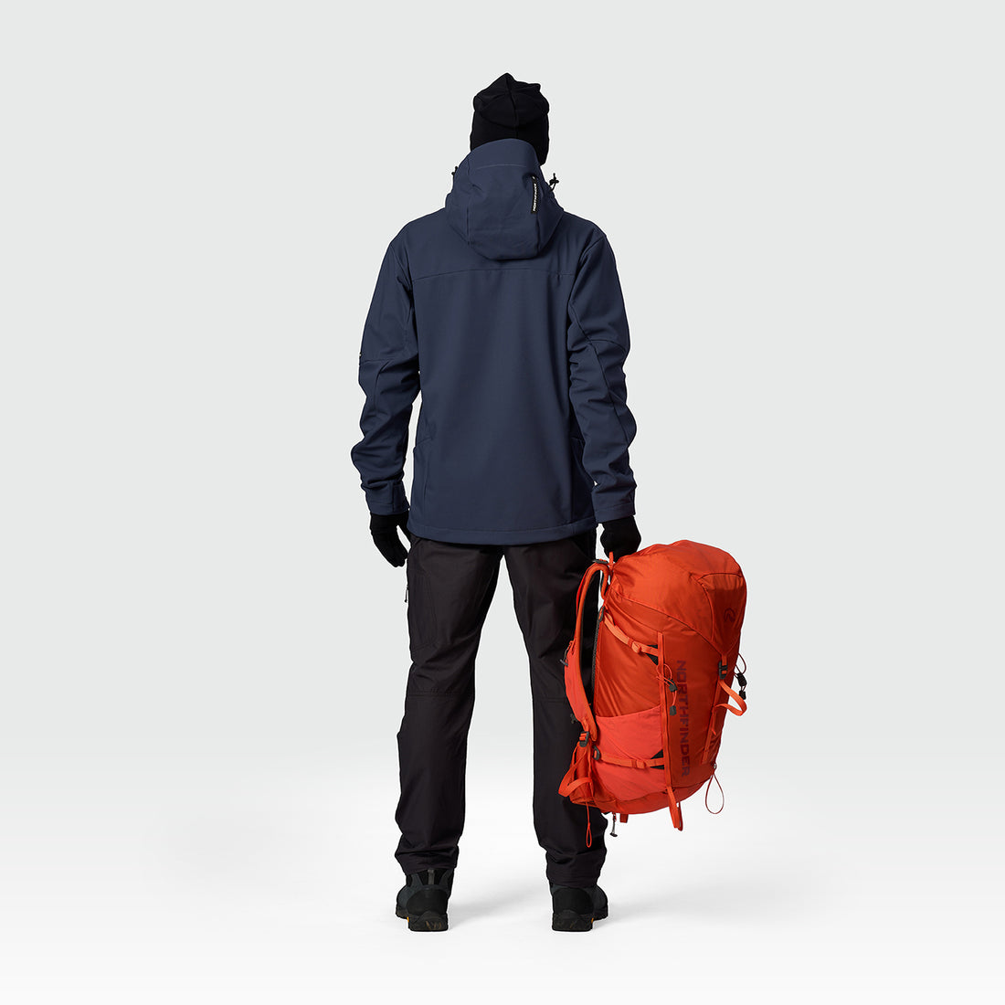 BU-5440OR men's outdoor hoody softshell jacket 3L AMADEU