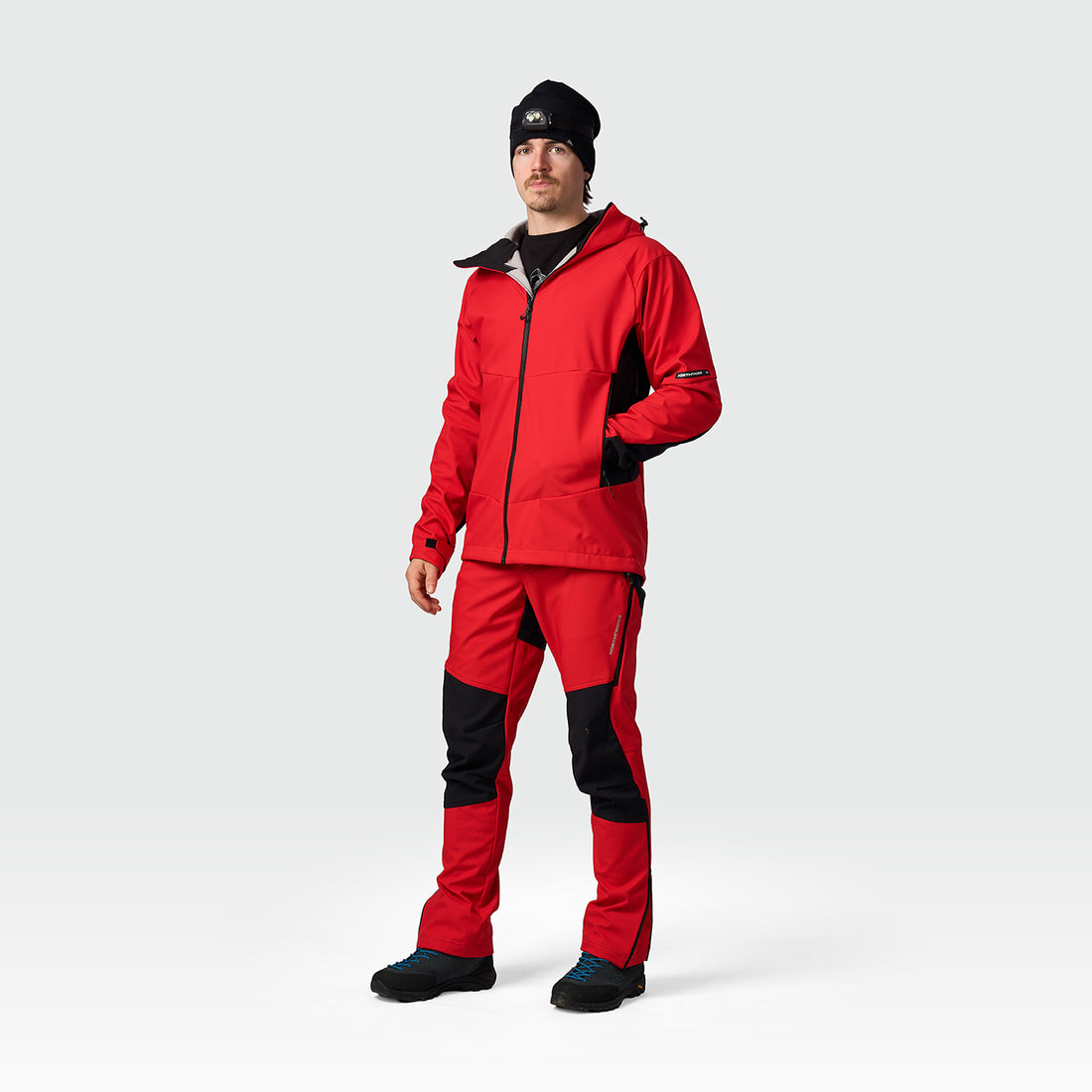 BU-5440OR men's outdoor hoody softshell jacket 3L AMADEU