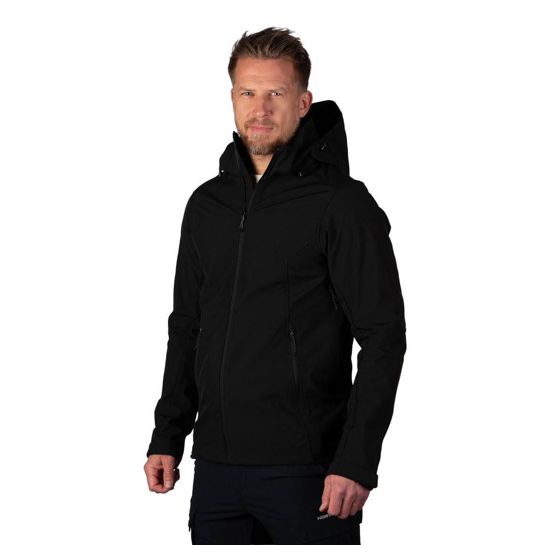 BU-5441OR men's softshell hood off jacket 3L ANASTACC