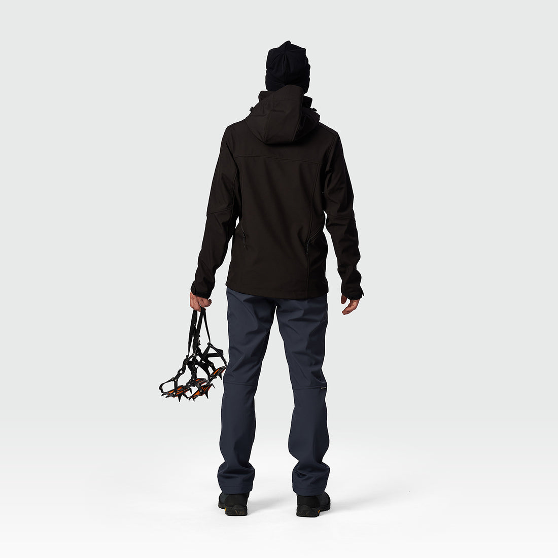 BU-5441OR men's softshell hood off jacket 3L ANASTACC