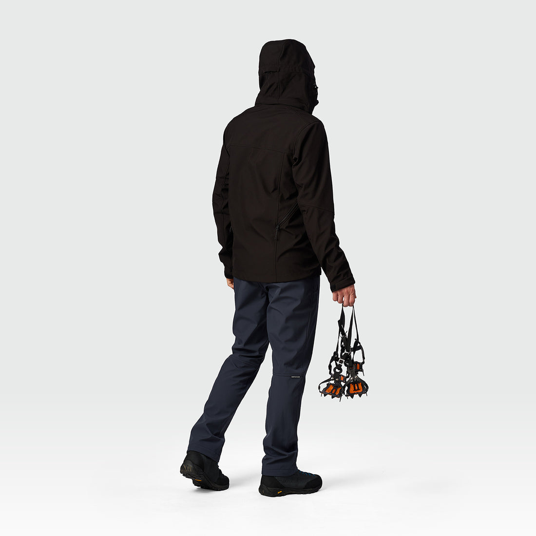 BU-5441OR men's softshell hood off jacket 3L ANASTACC
