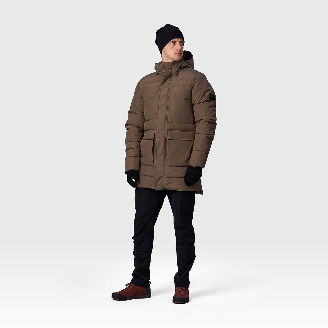BU-5454SP men's casual trendy insulated long jacket GOBER