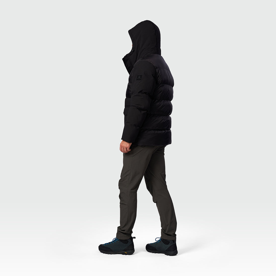 BU-5457SP men's casual trendy insulated long jacket KARRY