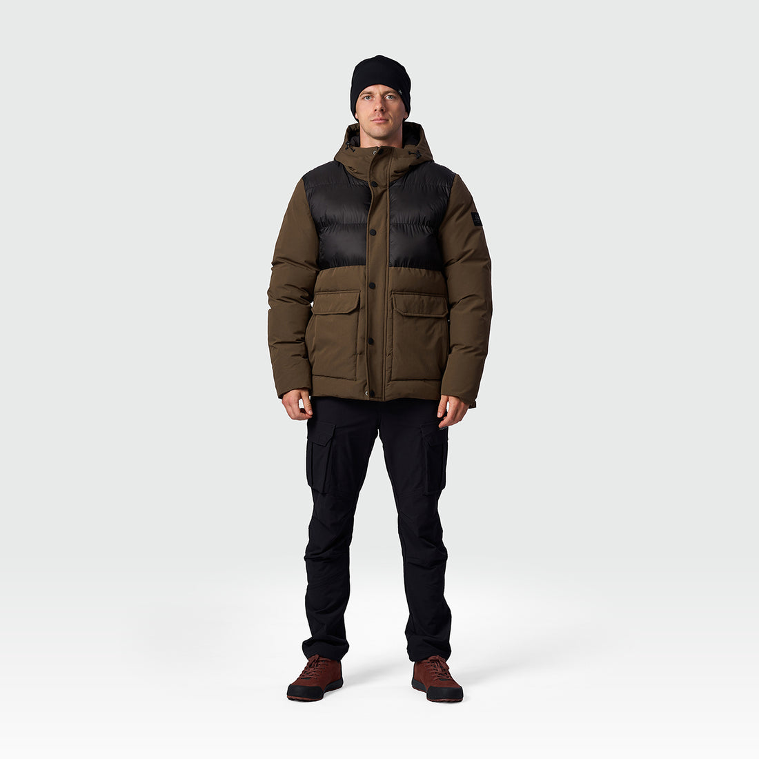 BU-5457SP men's casual trendy insulated long jacket KARRY