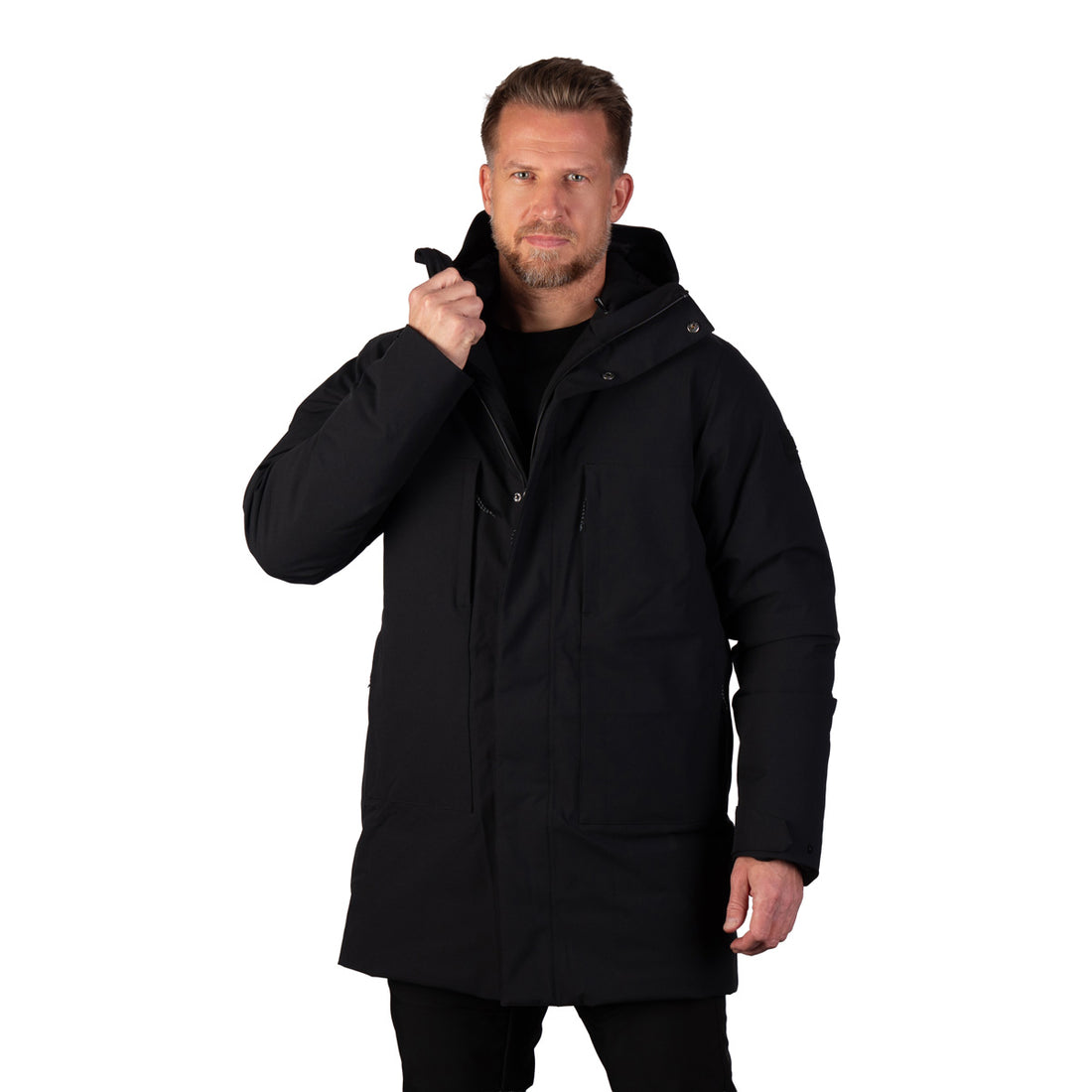 BU-5461SP men's casual insulated long jacket DIOK