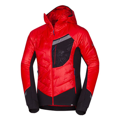 BU-5505PRO men's hybrid active jacket with Primaloft