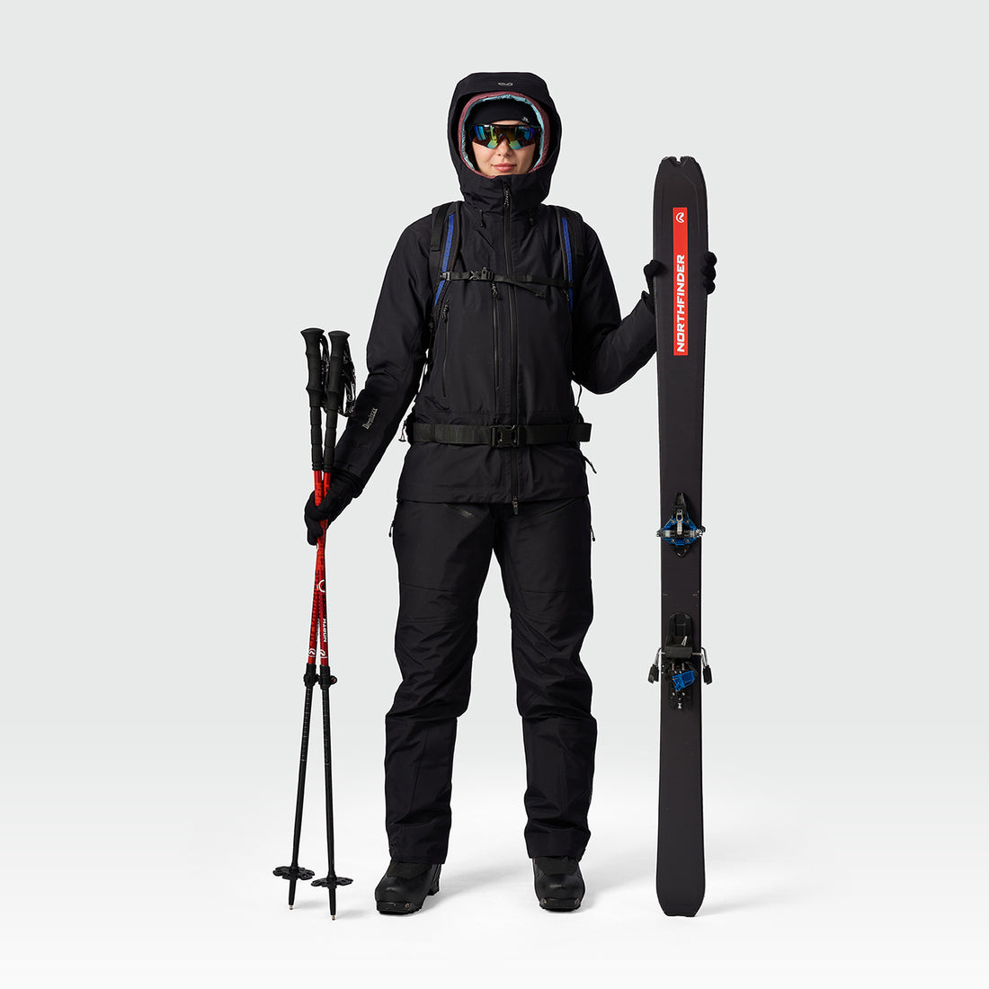 BU-6112SKP women's ski-touring technical hardshell jacket Dermizax™EV MURANSKA