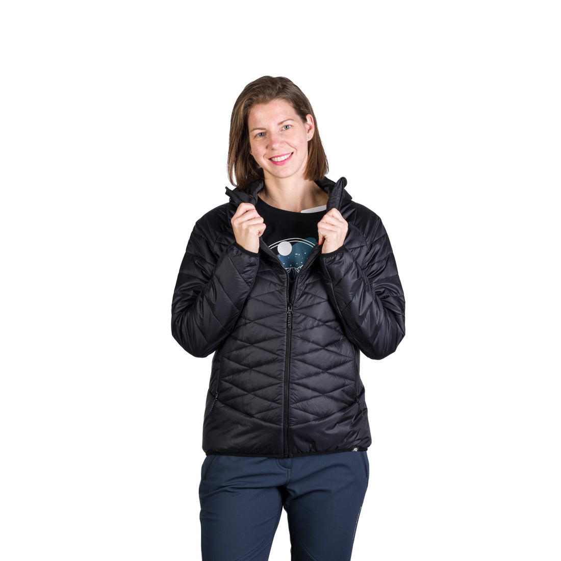 BU-6242OR women's outdoor like down insulated jacket JERI