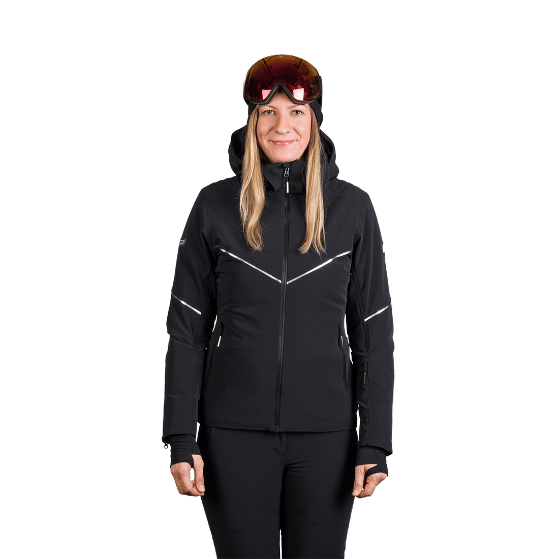 BU-6253SNW women's ski technical jacket fully featured DEBBY
