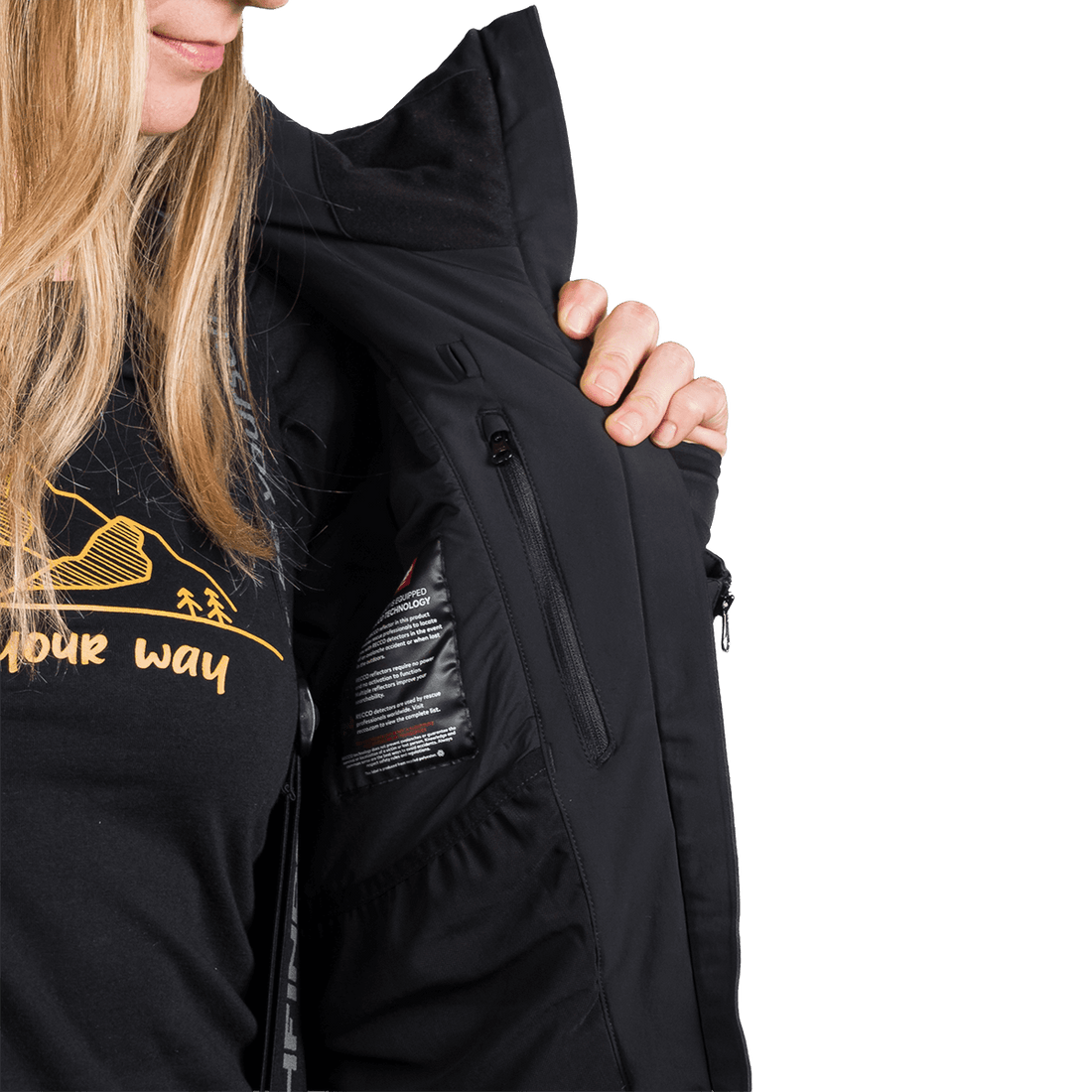 BU-6253SNW women's ski technical jacket fully featured DEBBY