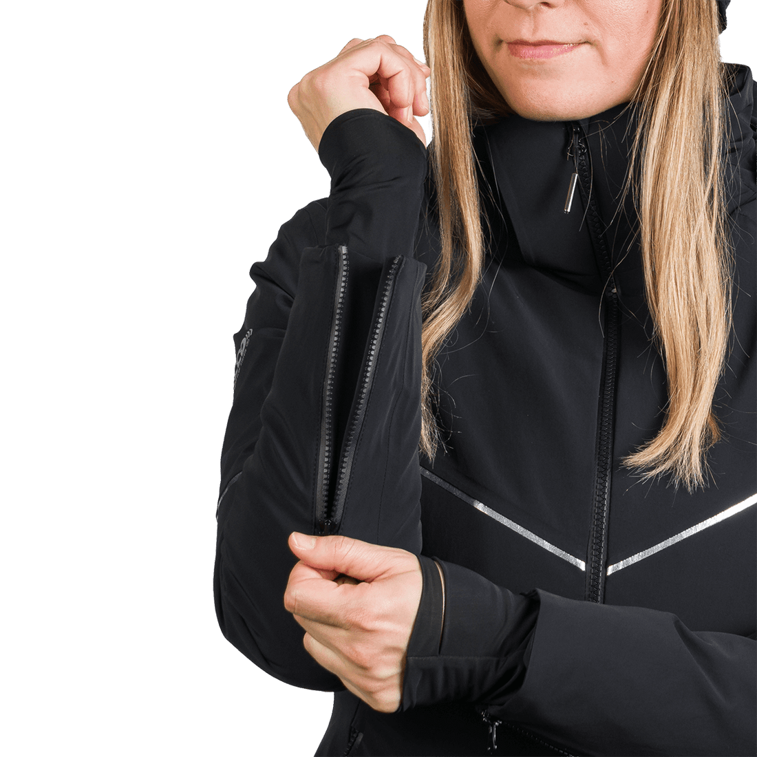 BU-6253SNW women's ski technical jacket fully featured DEBBY