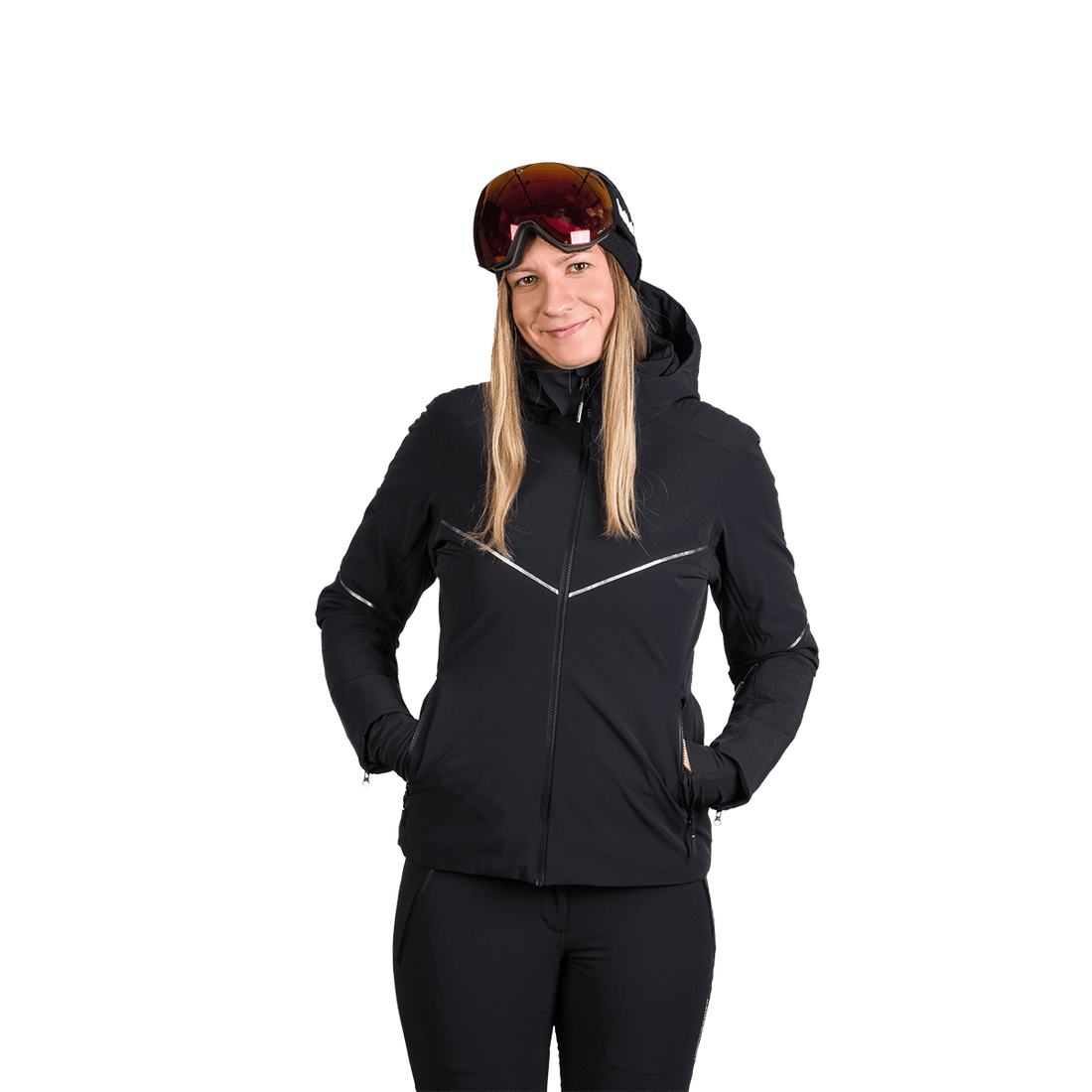 BU-6253SNW women's ski technical jacket fully featured DEBBY