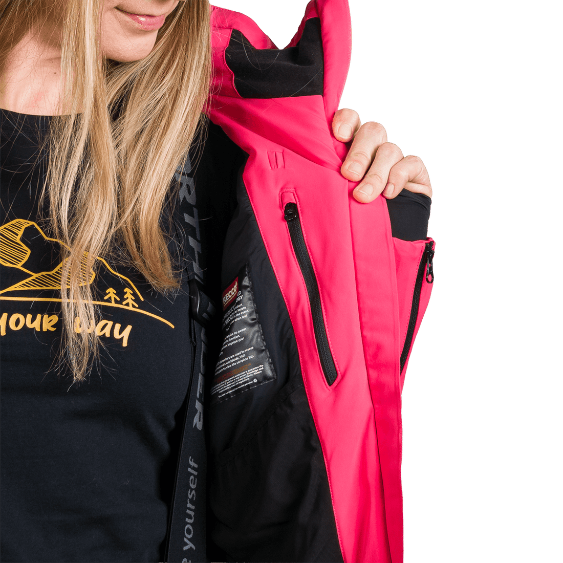BU-6253SNW women's ski technical jacket fully featured DEBBY