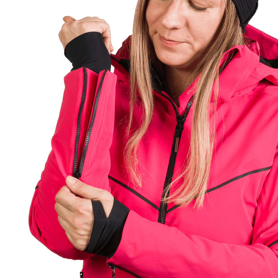 BU-6253SNW women's ski technical jacket fully featured DEBBY