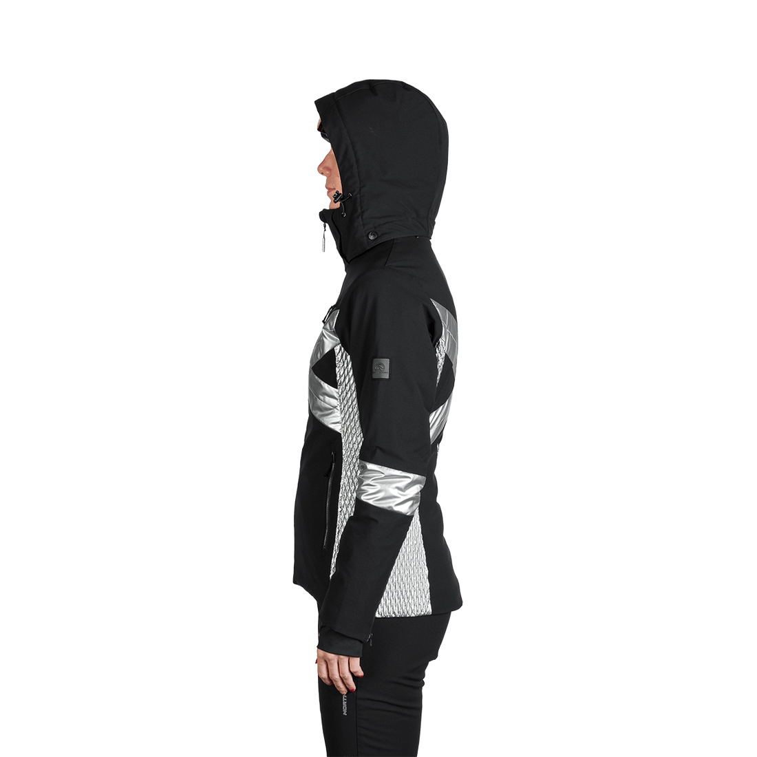 BU-6259SNW women ski trendy prolonged jacket LAURI