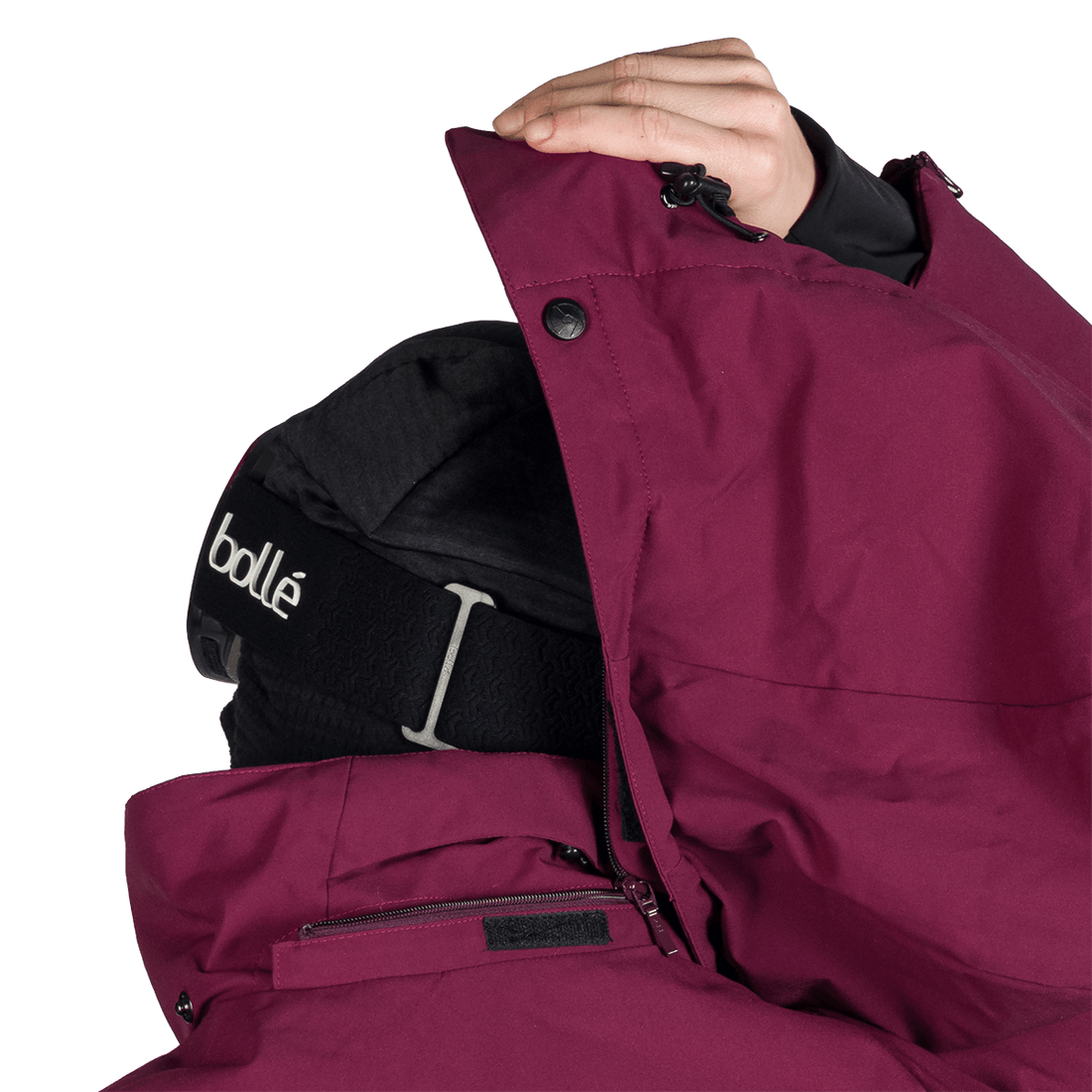 BU-6259SNW women ski trendy prolonged jacket LAURI