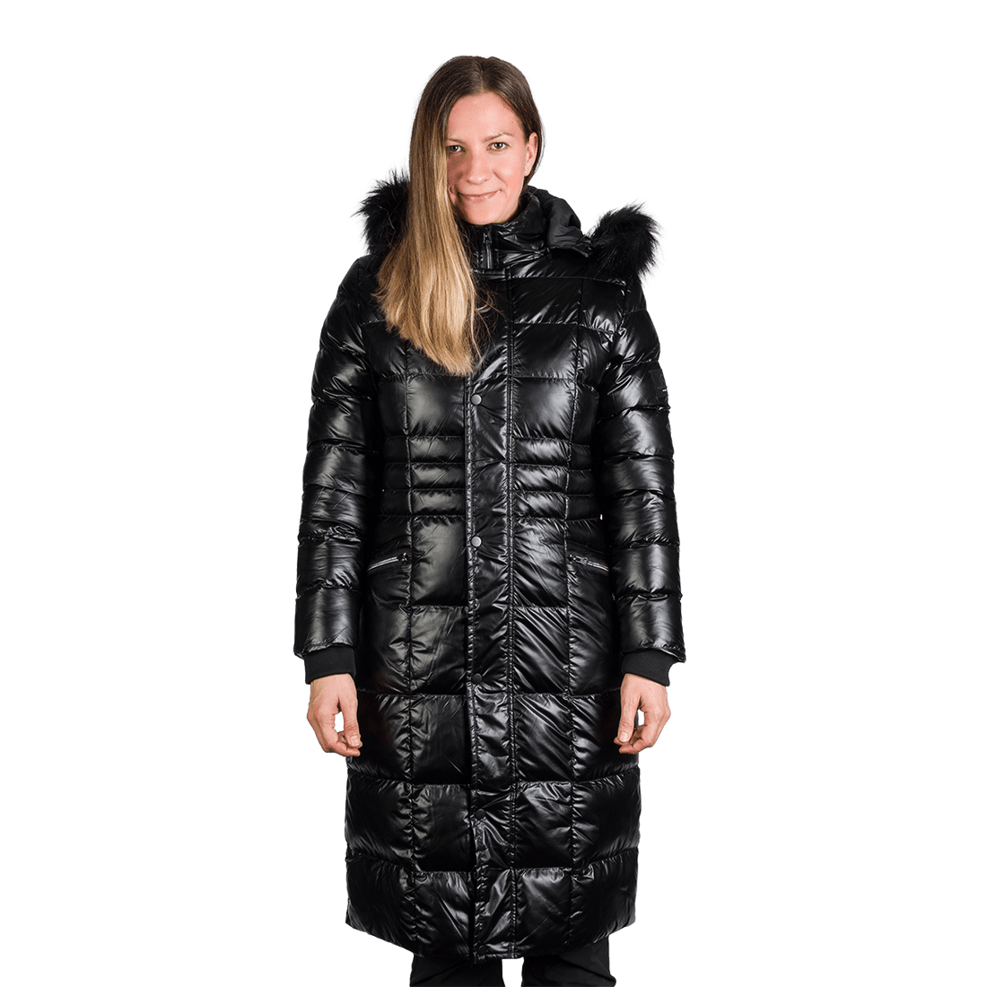 BU-6273SP women's long trendy insulated jacket STARLA