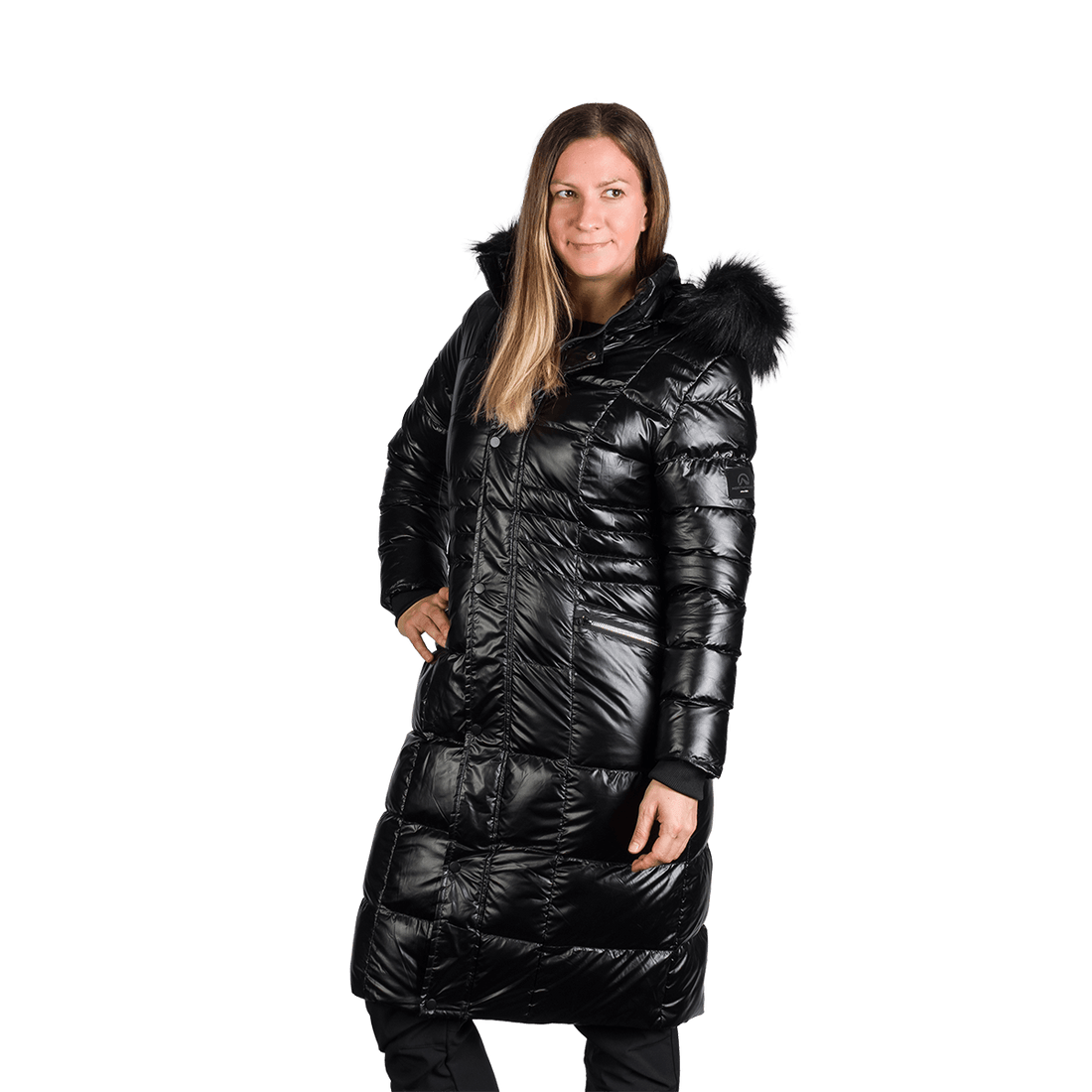 BU-6273SP women's long trendy insulated jacket STARLA