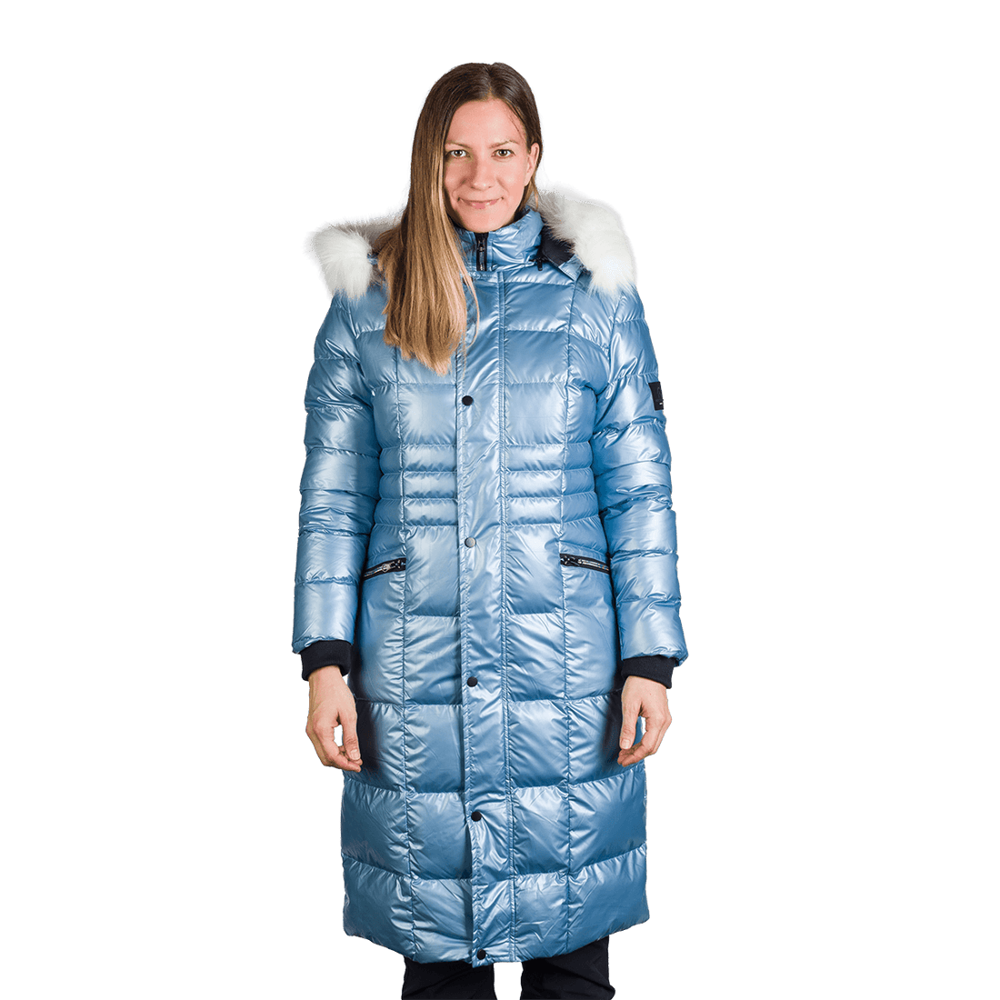 BU-6273SP women's long trendy insulated jacket STARLA