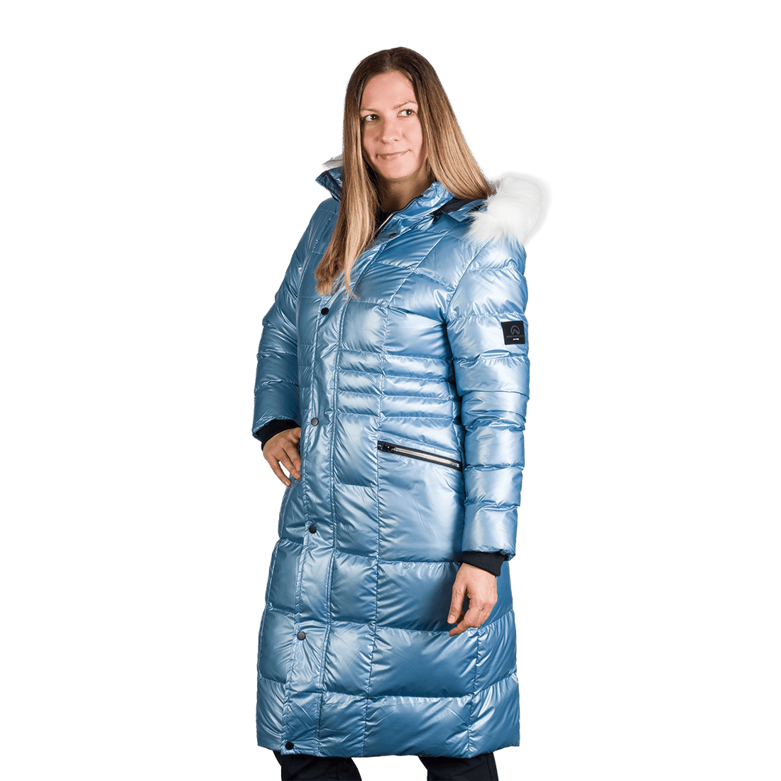 BU-6273SP women's long trendy insulated jacket STARLA