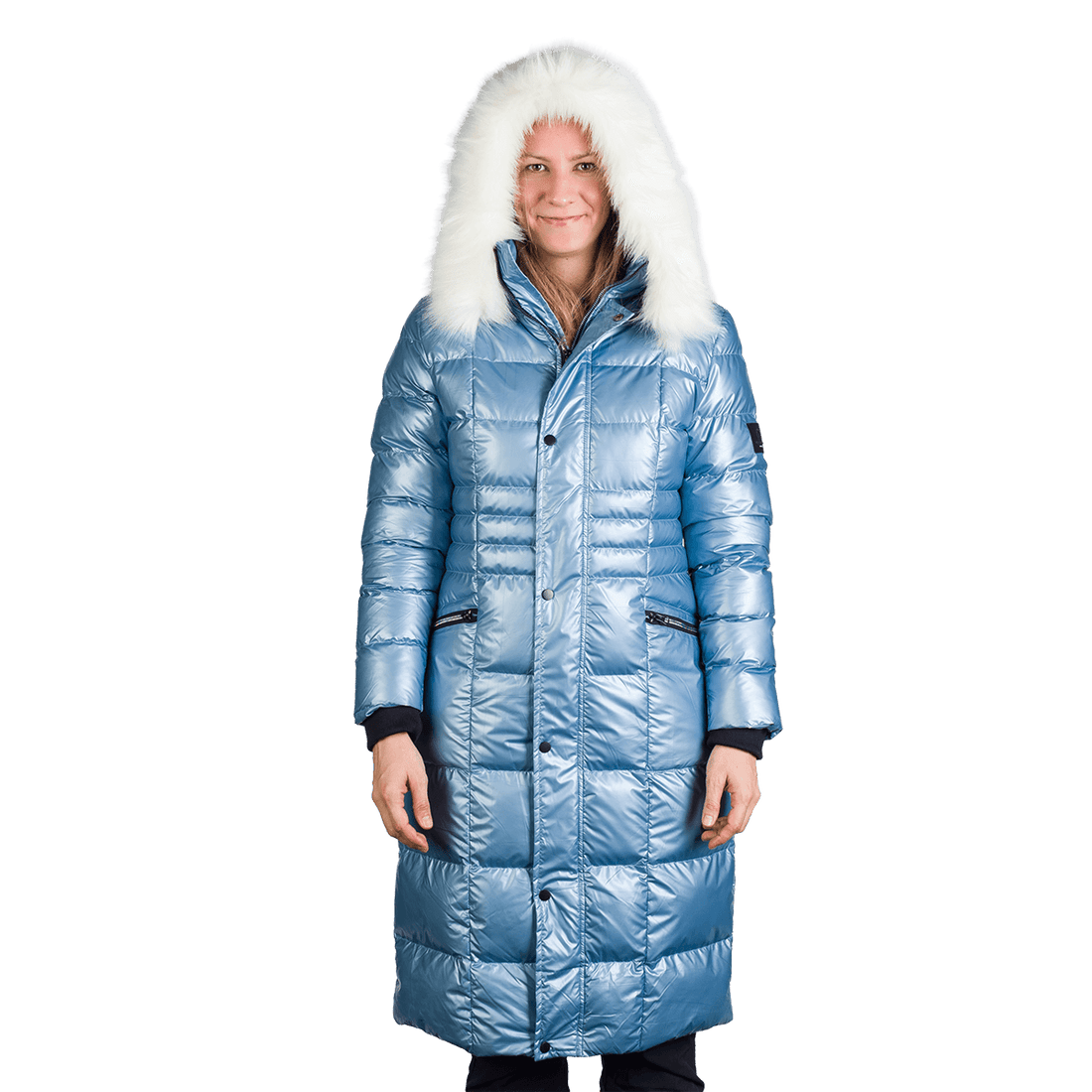 BU-6273SP women's long trendy insulated jacket STARLA