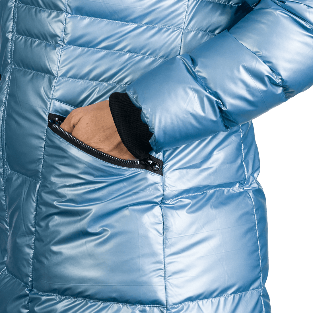 BU-6273SP women's long trendy insulated jacket STARLA