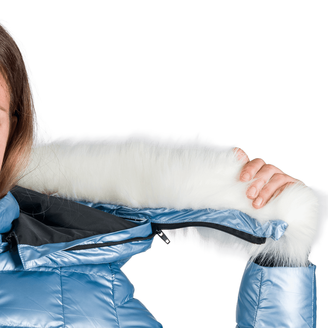 BU-6273SP women's long trendy insulated jacket STARLA