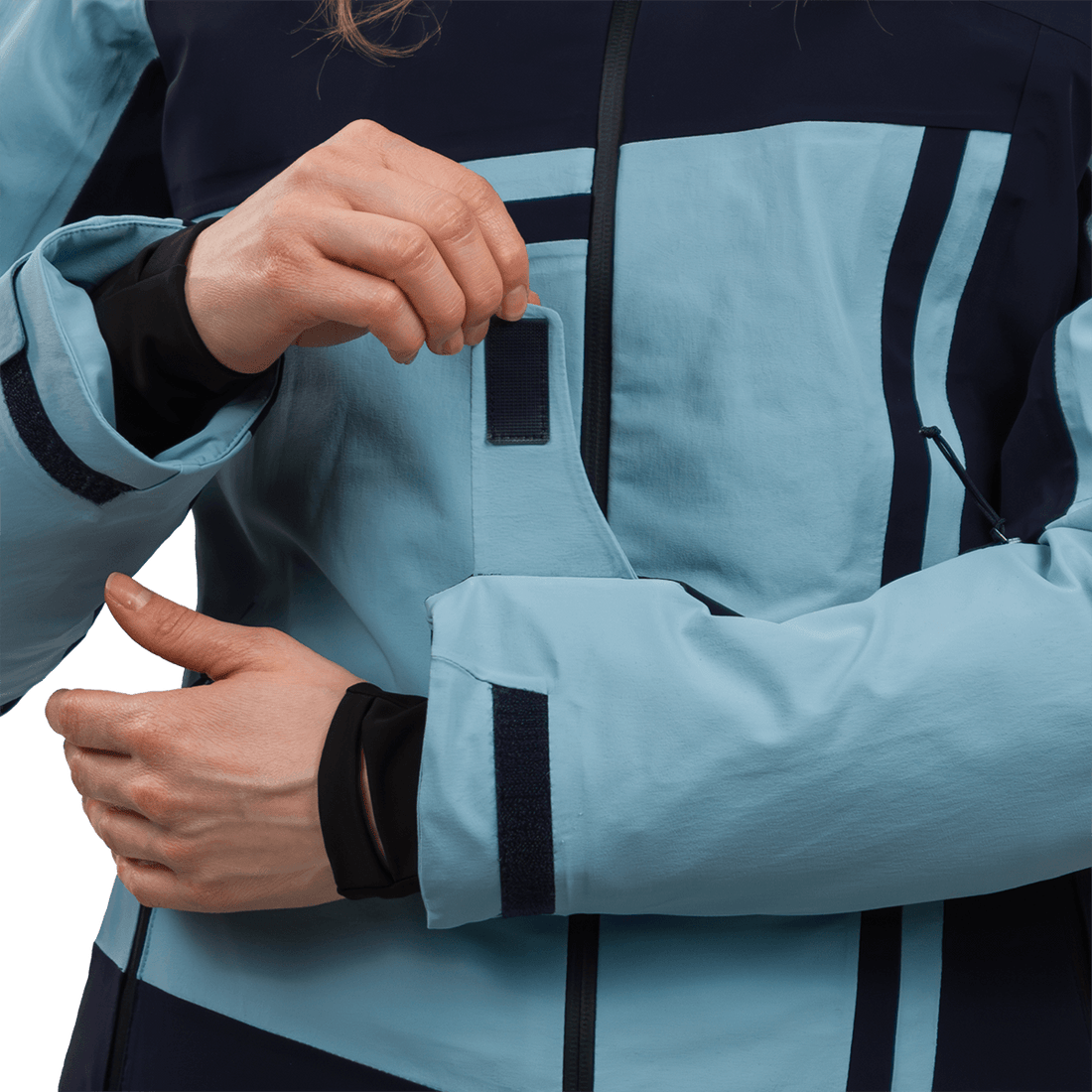 BU-6422SNW women's ski technical jacket fully featured AMALIA