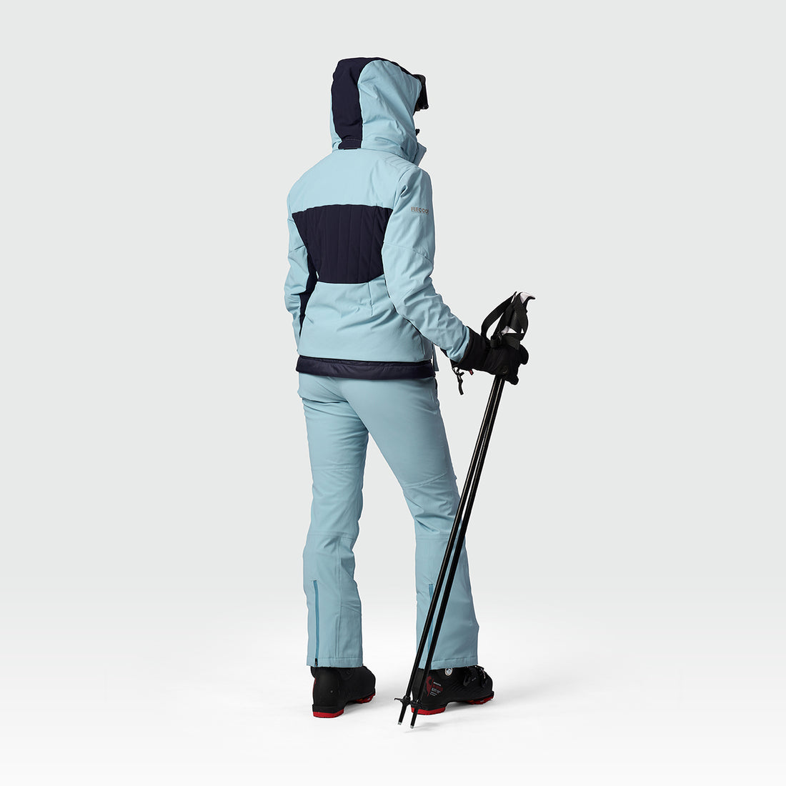 BU-6423SNW women's ski technical trendy insulated jacket NOELLE
