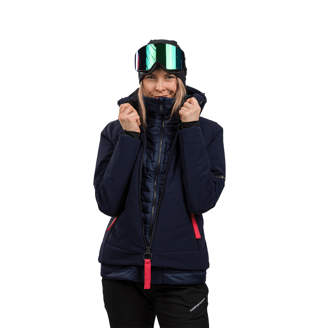 BU-6423SNW women's ski technical trendy insulated jacket NOELLE