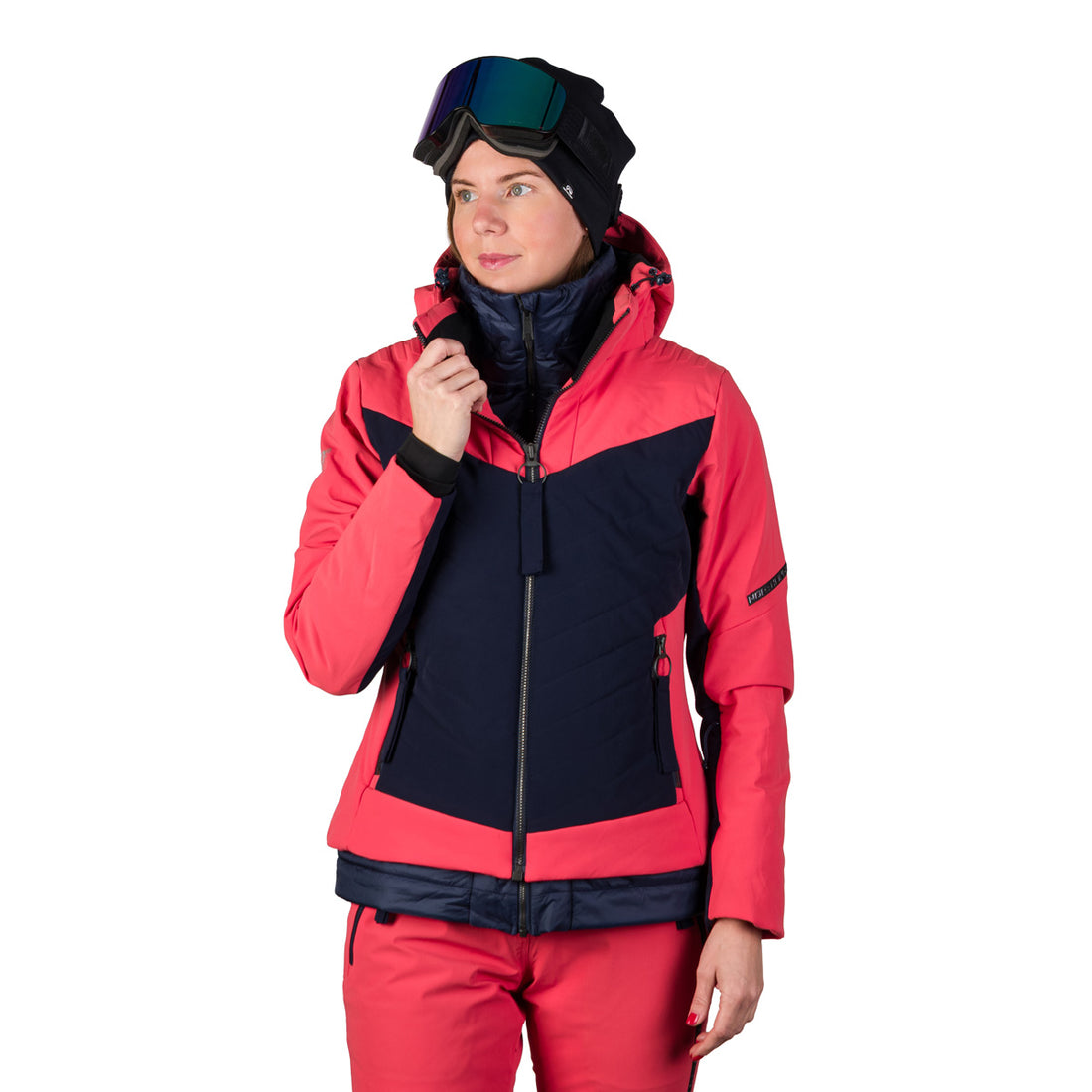BU-6423SNW women's ski technical trendy insulated jacket NOELLE