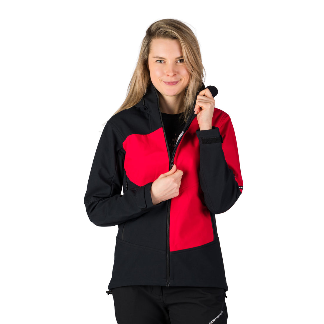 BU-6450OR women's outdoor hoody softshell jacket 3L TRIANN