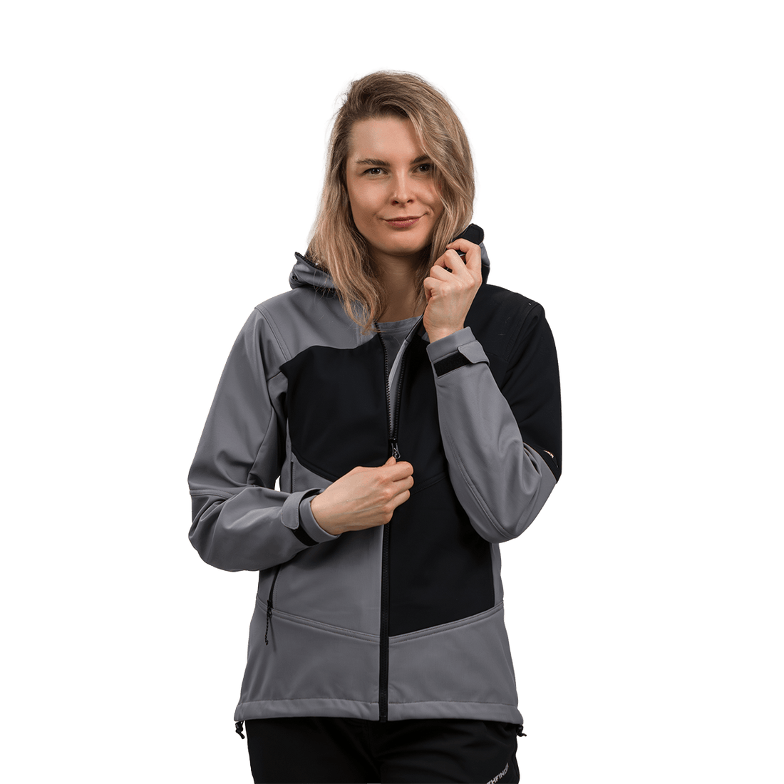 BU-6450OR women's outdoor hoody softshell jacket 3L TRIANN