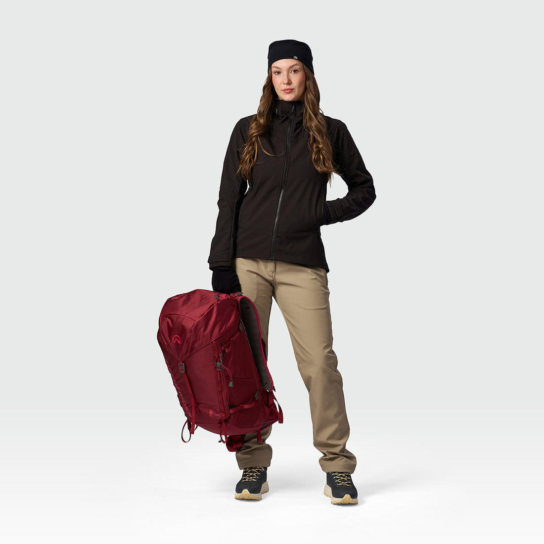 BU-6451OR women's trekking softshell jacket 3L MARYBE