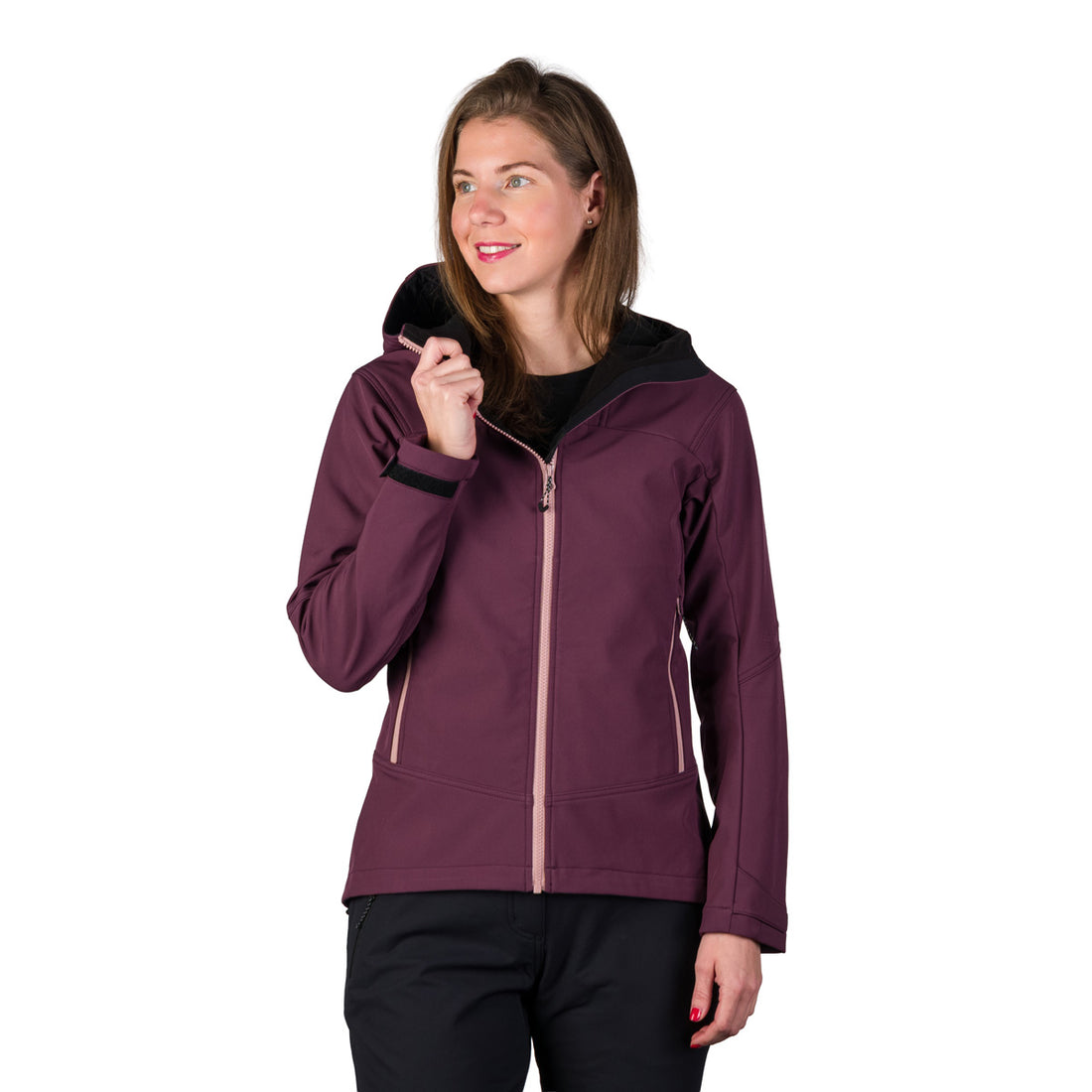 BU-6451OR women's trekking softshell jacket 3L MARYBE