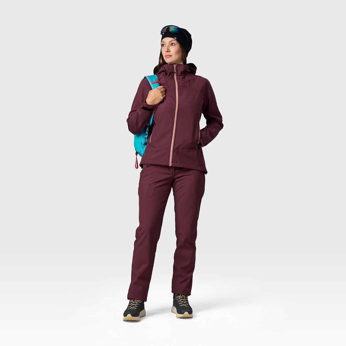 BU-6451OR women's trekking softshell jacket 3L MARYBE