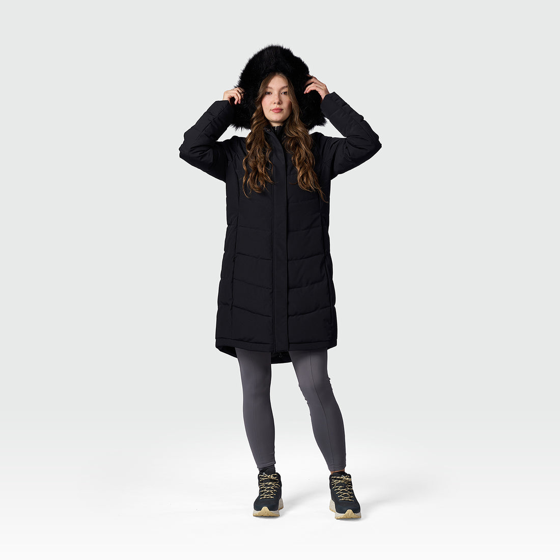 BU-6463SP women's insulated jacket long style TRYAN