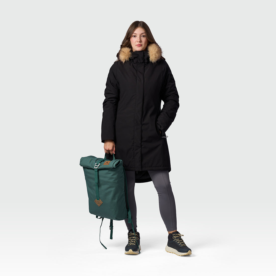 BU-6465SP women's insulated jacket long style GISEL