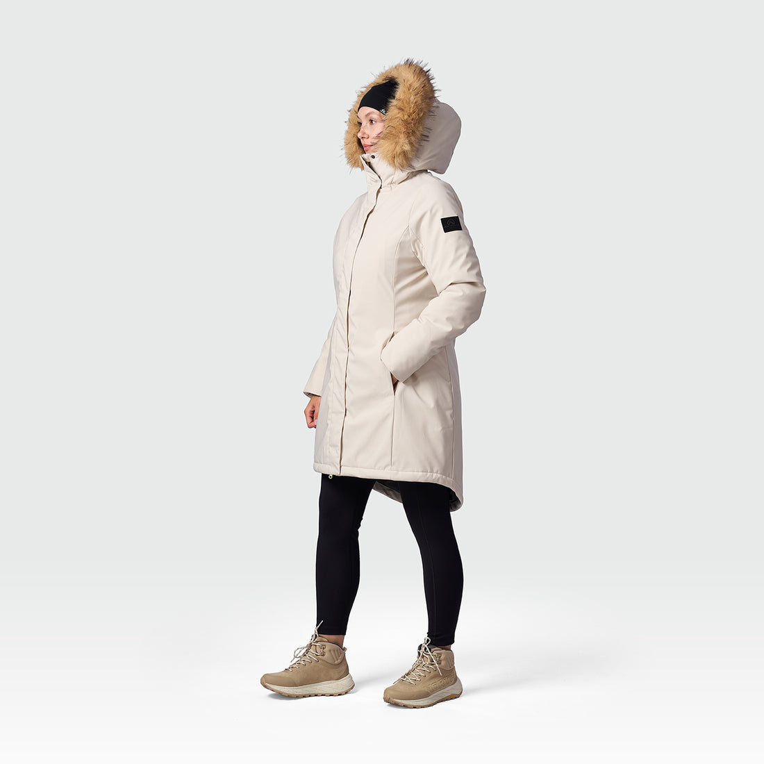 BU-6465SP women's insulated jacket long style GISEL