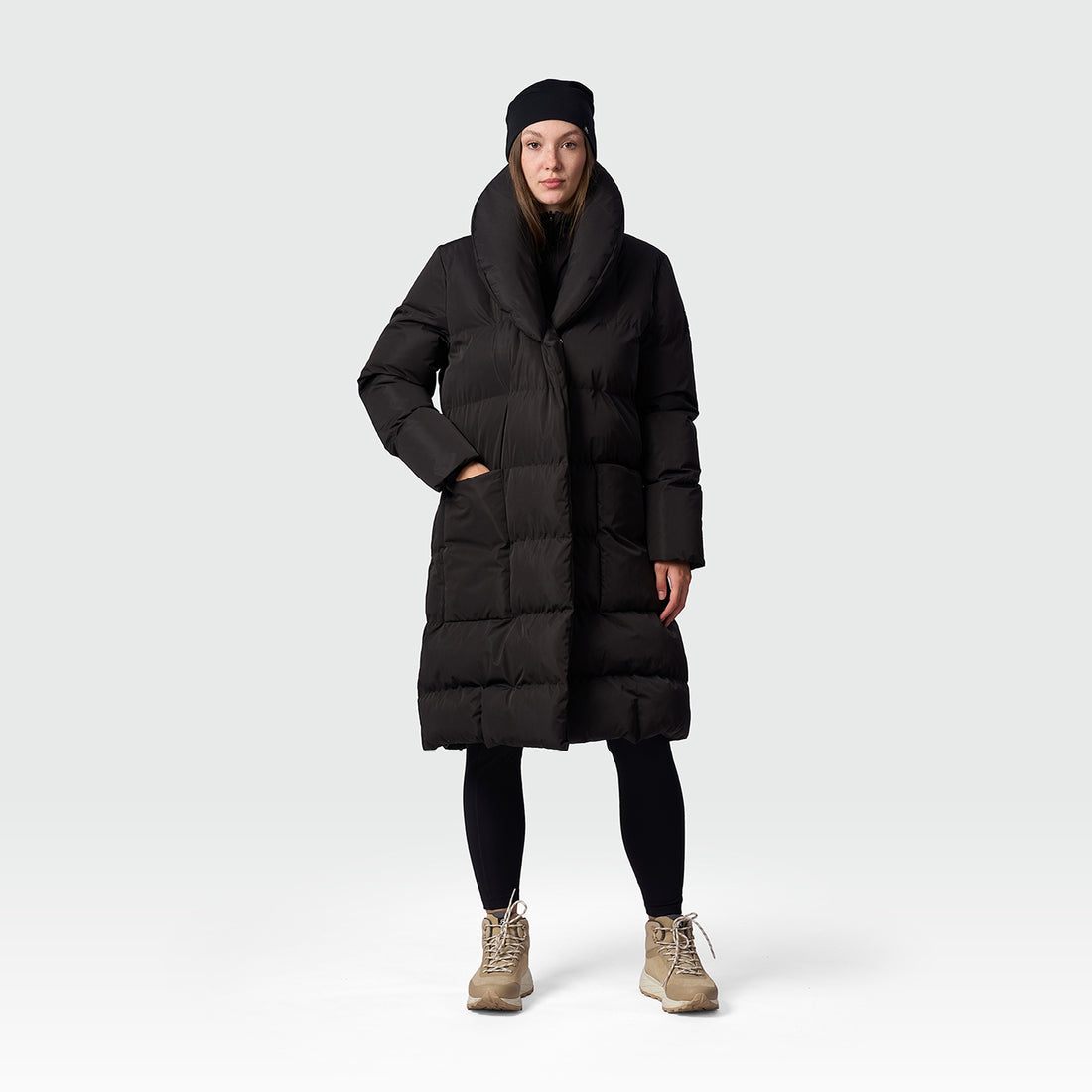 BU-6470SP women's urban long style insulated jacket SAMANTA